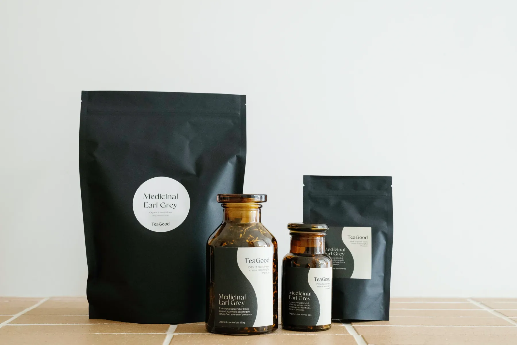 TeaGood jars and pouches in Byron Bay